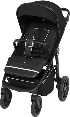 Детская прогулочная коляска Sweet Baby Contente Plus Basic (черный) - 