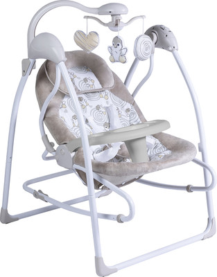 Качели для новорожденных Sweet Baby Pure Pinguino Crema 2в1 (бежевый) - 