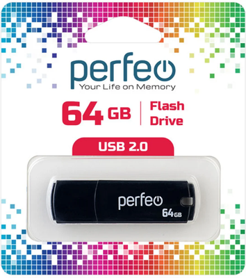 USB flash накопитель Perfeo C05 64GB (черный) -