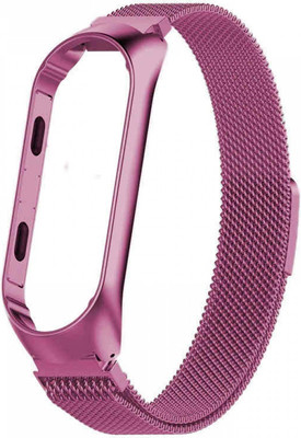 Ремешок для фитнес-трекера Rumi Milanese Loop для Xiaomi Mi Band 3/Mi Band 4 (пурпурный) - 