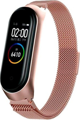 Ремешок для фитнес-трекера Rumi Milanese Loop для Xiaomi Mi Band 3/Mi Band 4 (пепельная роза) - 