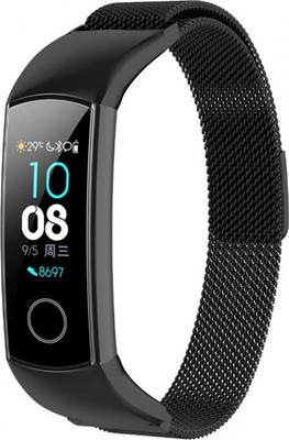 Ремешок для фитнес-трекера Rumi Milanese Loop для Honor Band 4/Band 5 (черный) - 