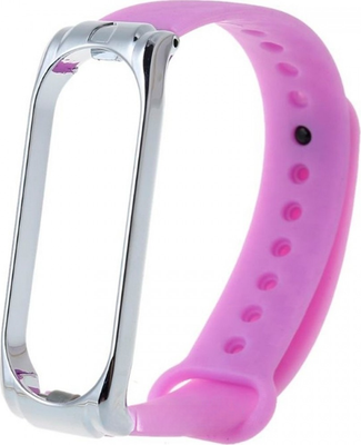 Ремешок для фитнес-трекера Rumi Карбоновый для Xiaomi Mi Band 3/Mi Band 4 (фиолетовый) - 