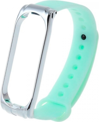 Ремешок для фитнес-трекера Rumi Карбоновый для Xiaomi Mi Band 3/Mi Band 4 (фисташковый) - 