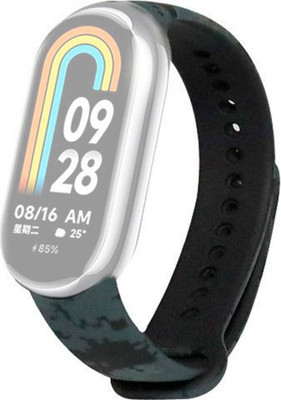 Ремешок для фитнес-трекера Rumi Силиконовый для Xiaomi Smart Band 8/9 (пиксельный камуфляж) - 