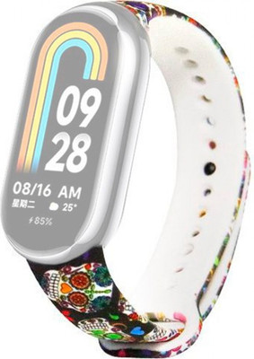 Ремешок для фитнес-трекера Rumi Силиконовый для Xiaomi Smart Band 8/9 (муэртос) - 