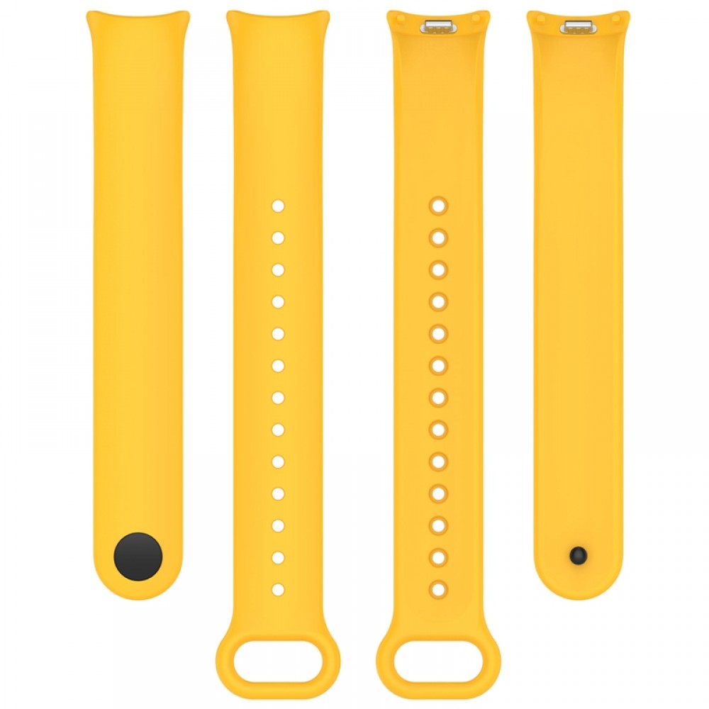 Ремешок для фитнес-трекера Rumi Metalfix для Xiaomi Smart Band 8/9 (желтый) — фото 3