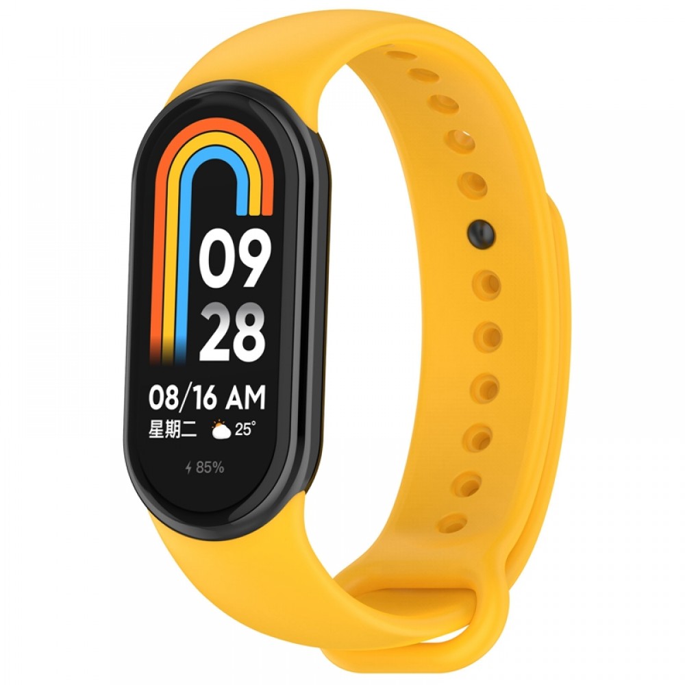 Ремешок для фитнес-трекера Rumi Metalfix для Xiaomi Smart Band 8/9 (желтый)