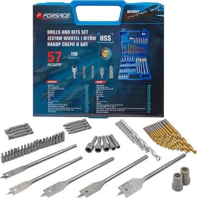 

Набор сверл, F-924U57