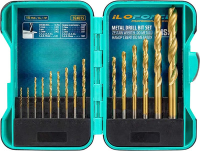 Набор сверл ILOforce 60 697 / IF-924U15 - 