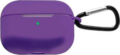 Чехол для наушников Rumi Силиконовый для Apple AirPods Pro (фиолетовый) - 