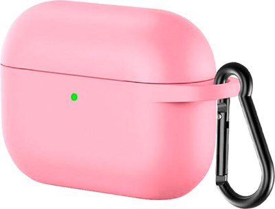 Чехол для наушников Rumi Силиконовый для Apple AirPods Pro (розовый) - 