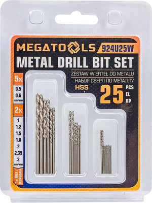 

Набор сверл, MT-924U25W