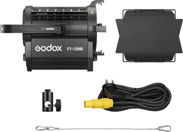 Осветитель студийный Godox F7-120Bi K2 с линзой Френеля / 31387