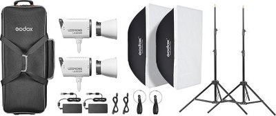 

Комплект осветителей студийных, Litemons LA300R K2 / 32226