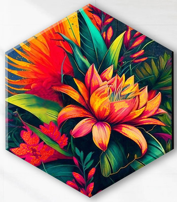 

Картина по номерам, Тропические цветы 37x32 / VHR0009