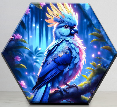 

Картина по номерам, Птица говорун 37x32 / VFH0002