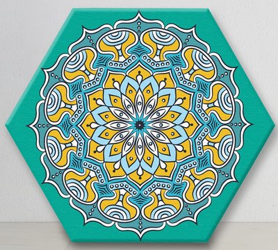 

Картина по номерам, Мандала на деньги 37x32 / VFH0004