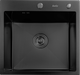Мойка кухонная Astir Decor PVD Black 50x50B (с сифоном, дозатором и коландером) - 
