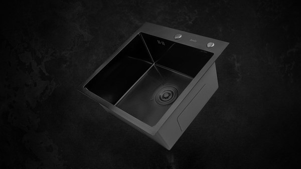 Купить Мойка кухонная Astir PVD Black 50x50B  