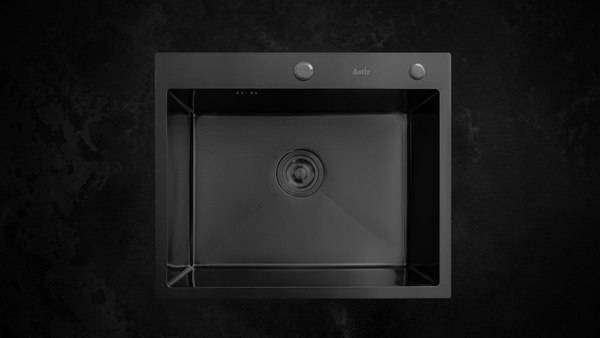Купить Мойка кухонная Astir PVD Black 60x50B  