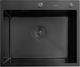 Мойка кухонная Astir PVD Black 60x50B (с сифоном, дозатором и коландером) - 