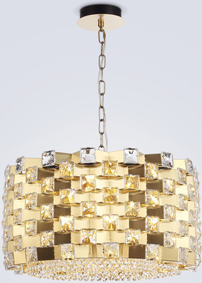 Люстра Ambrella LH41003/12 BS/CL (латунь/прозрачный) - 