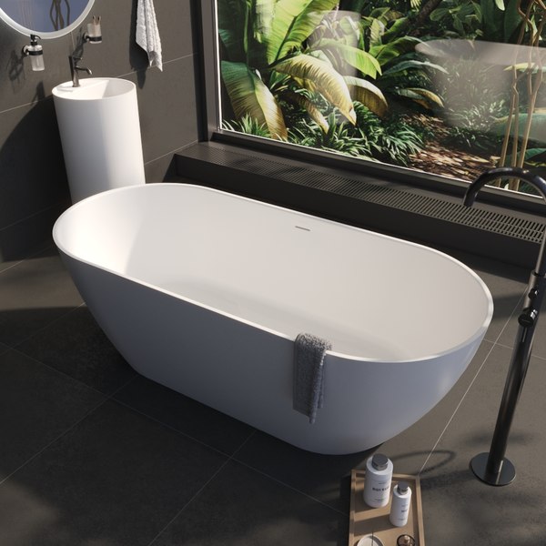 Купить Ванна из искусственного камня Whitecross Tawna 165x80 / 0218.165080.200 в Барановичах