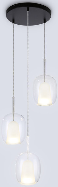 Люстра Ambrella LH11151/3 BK/WH/CL