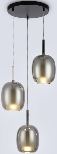 Люстра Ambrella LH11153/3 BK/WH/SM
