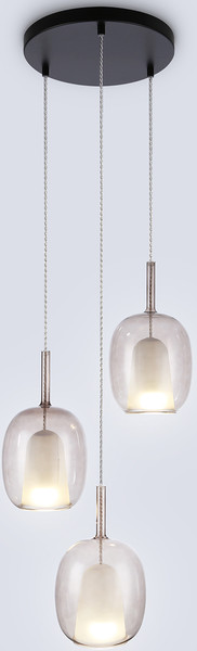 Люстра Ambrella LH11156/3 BK/WH/TI