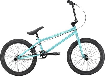 Велосипед STARK Madness BMX 5 2022 (бирюзовый/зеленый, разобранный, в коробке) - 