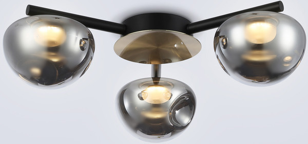 Люстра Ambrella LH12006/3 BK/GD/SM