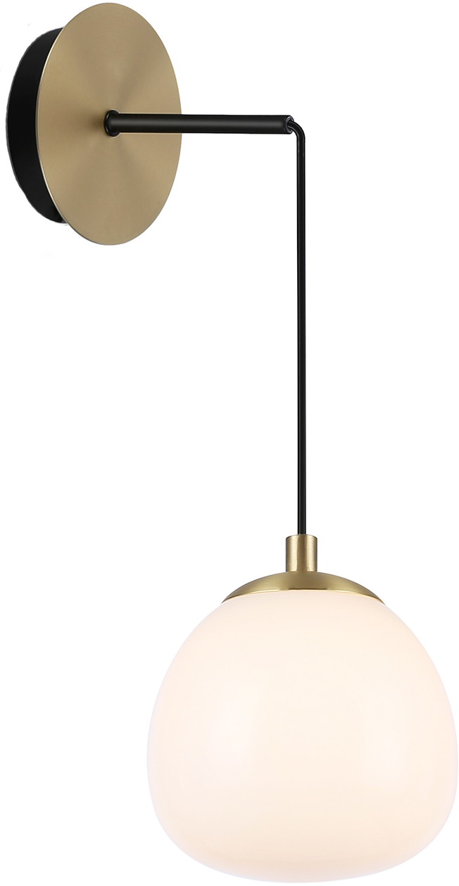 Светильник Ambrella LH51005 SGD/BK/FR (золотой песок/черный/белый матовый)