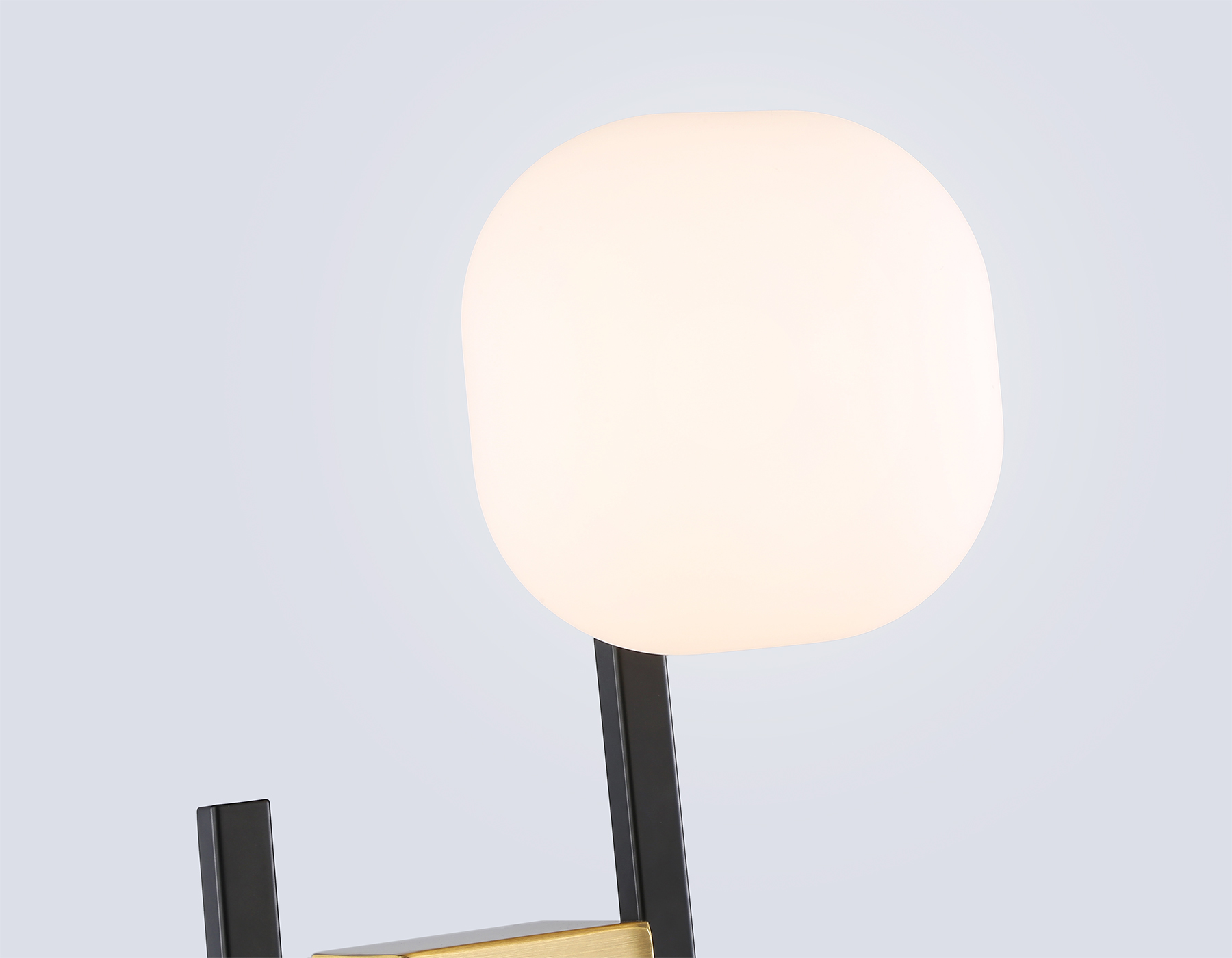 Светильник Ambrella LH51019/2 BK/BS/FR (черный/латунь/белый матовый) — фото 4