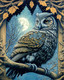 Картина по номерам Молли Ночная сова 40x50 / HR0652 - 