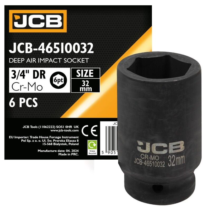 Головка слесарная JCB JCB-46510032 (59812)