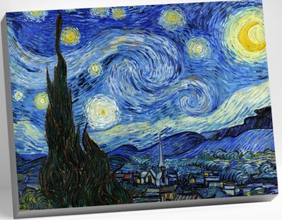 

Картина по номерам, Звездная ночь 40x50 / HR0672