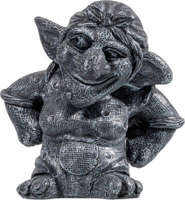 Фигурка для сада Elan Gallery Тролль Петровна / 140392 (серый) -