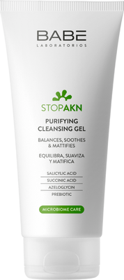 Гель для умывания Laboratorios Babe Stop Akn Purifing Cleansing Gel (200мл) - 