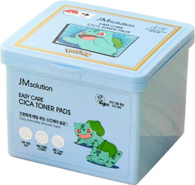 Пэд для лица JMsolution Easy Care Cica Toner Pads с экстрактом центеллы (70шт) - 
