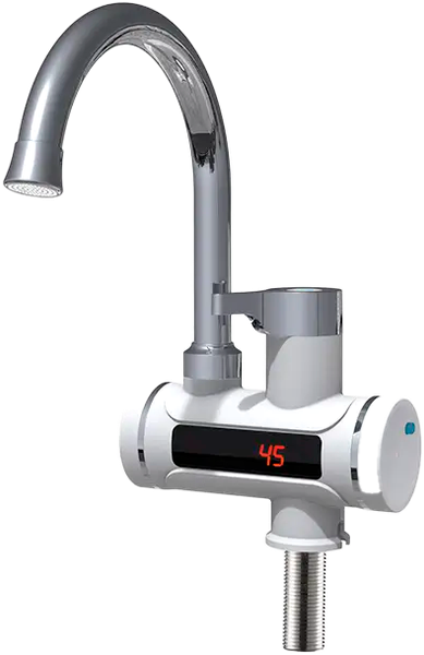 Кран-водонагреватель Unipump BEF-001 с дисплеем и жестким изливом