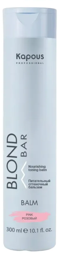 Оттеночный бальзам для волос Kapous Blond Bar Питательный розовый (300мл)