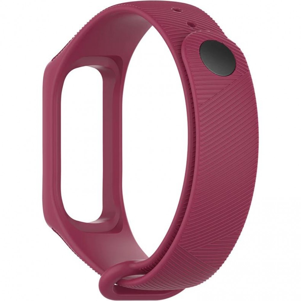 Ремешок для фитнес-трекера Rumi Силиконовый для Samsung Galaxy Fit e (бордовый) — фото 1