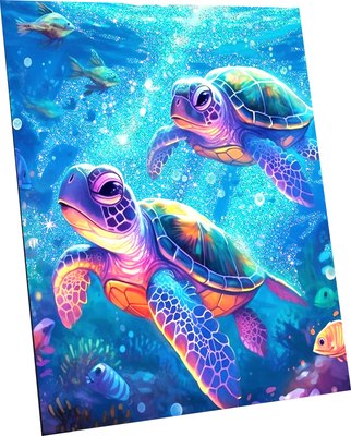 

Картина по номерам, Морские черепахи 40x50 / SHR0543