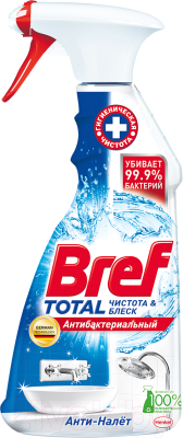 Универсальное чистящее средство Бреф Тотал чистота и блеск анти-налет антибактериальный (500мл)