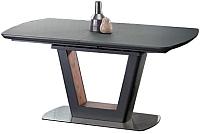Обеденный стол Halmar Bilotti (темно-серый/орех) - 