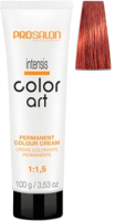 

Крем-краска для волос, Professional Color Art Permanent colour cream 6/4G