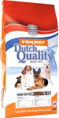 Сухой корм для собак Fokker Dutch Quality Adult 25/14 / 6620 (20кг)