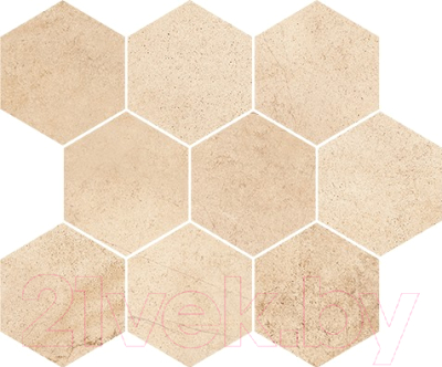 Мозаика Opoczno Sahara Desert Mosaic Hexagon OD358-013 (280x337)